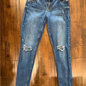 Old Navy Distressed Skinny Jeans - Blue